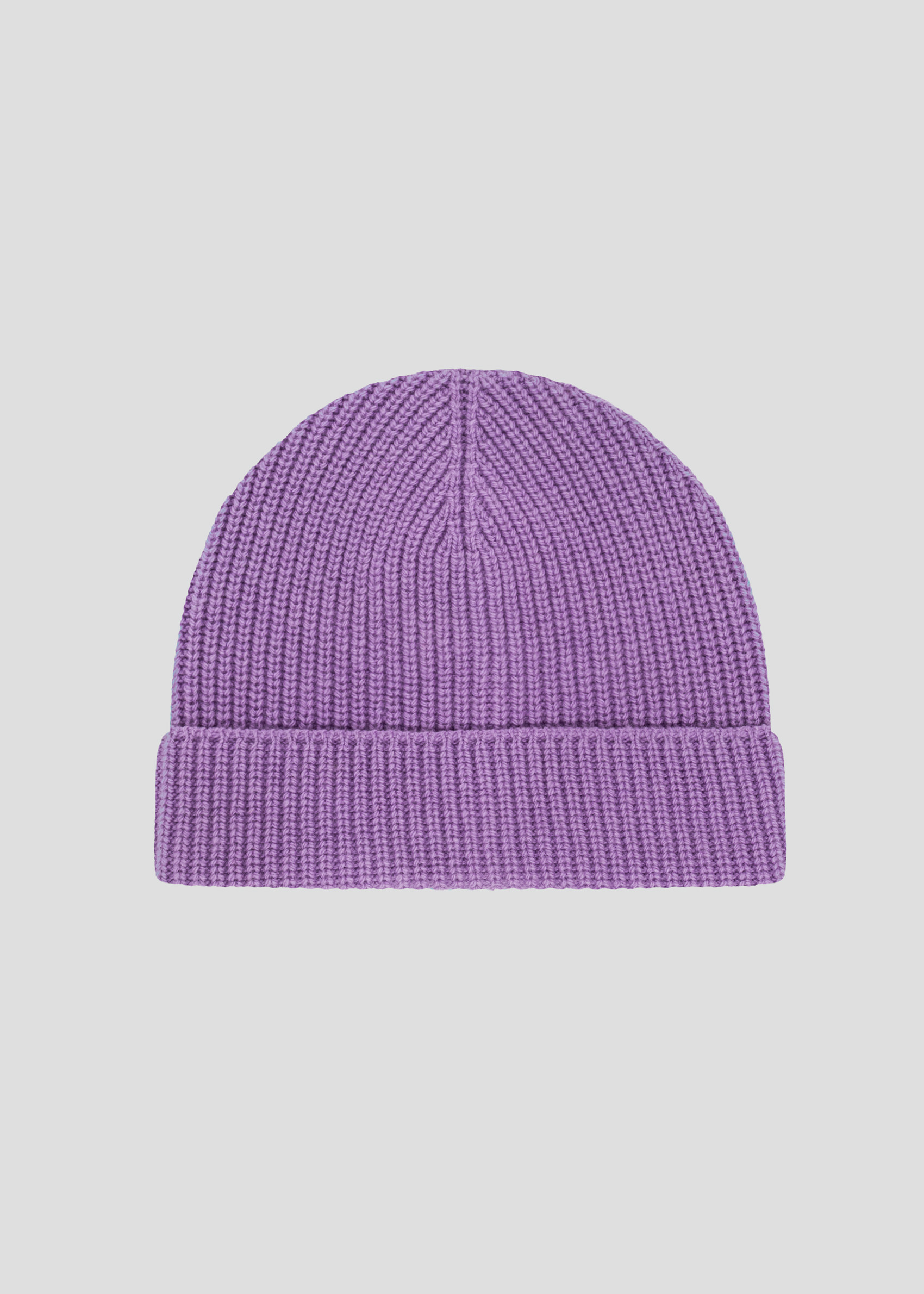 SEVEN GAUGE LAMBSWOOL BEANIE LILAC