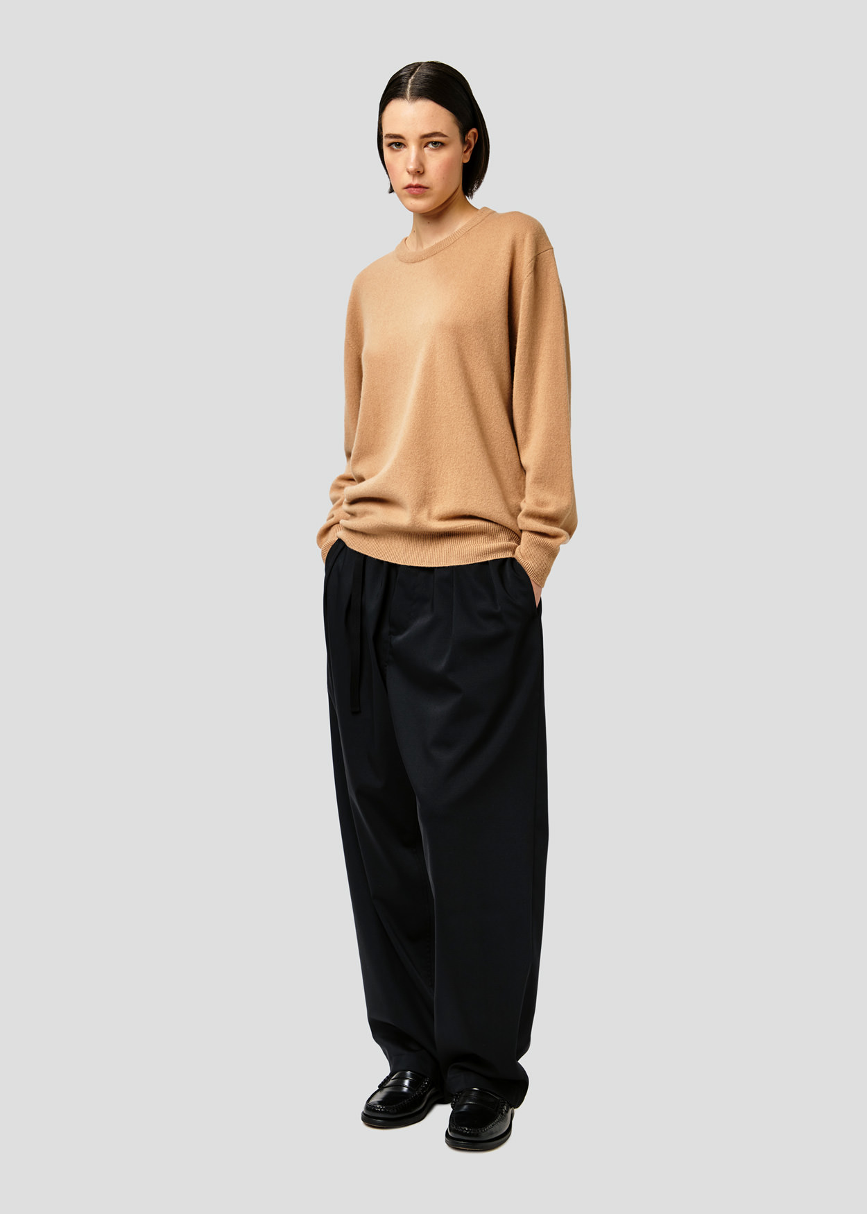 CASHMERE CREWNECK CAMEL