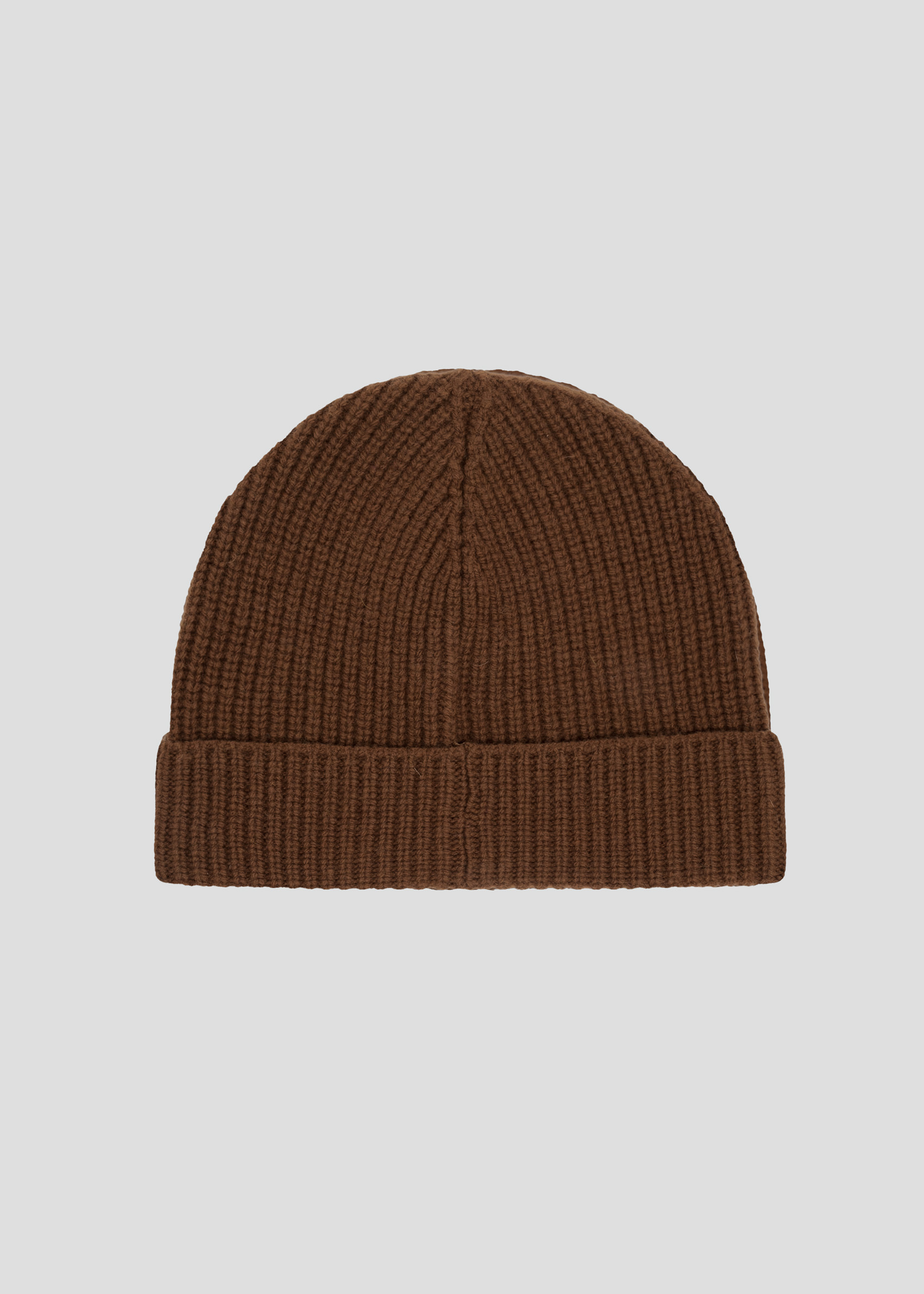 SEVEN GAUGE: LAMBSWOOL BEANIE HAZELNUT