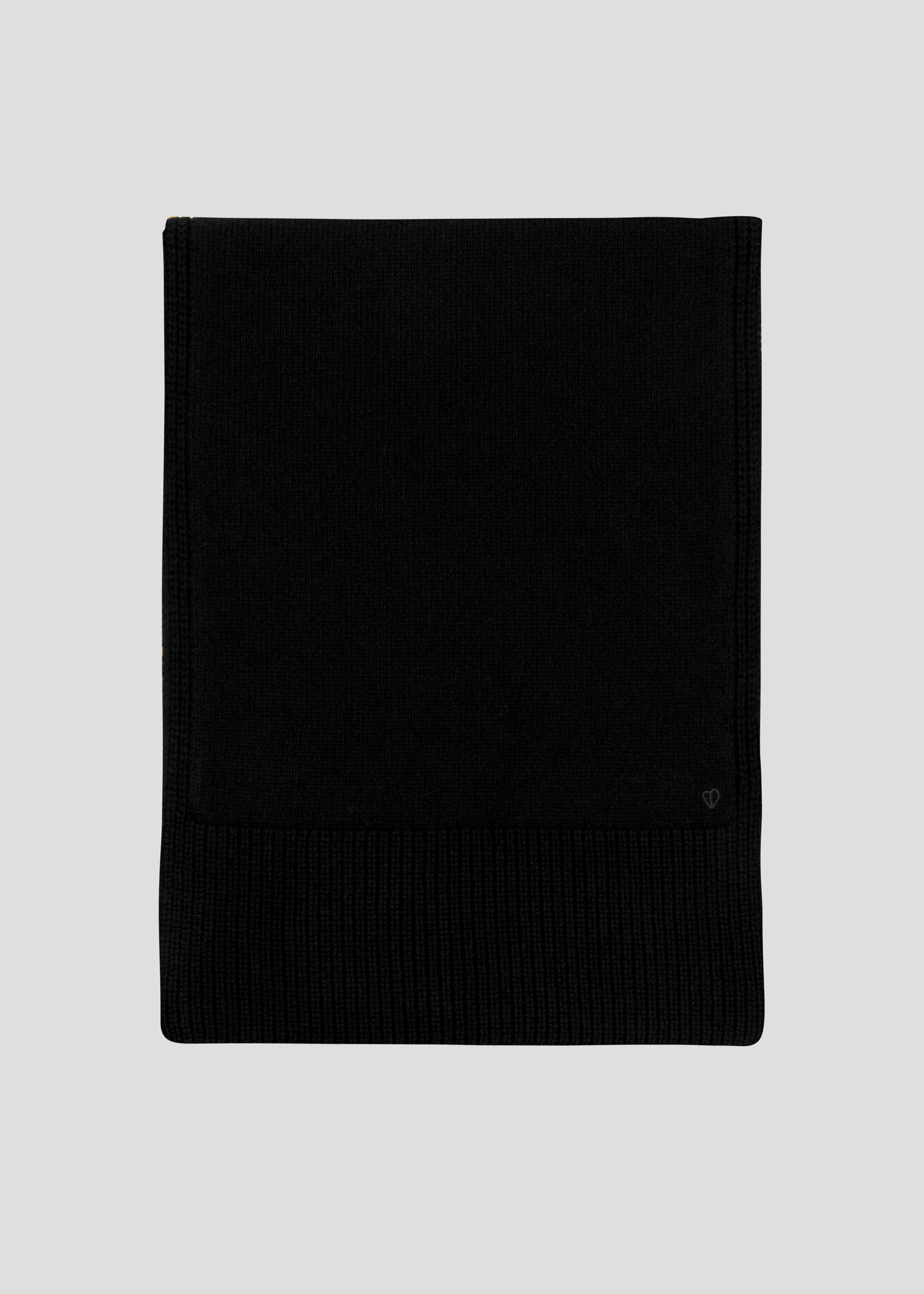 SEVEN GAUGE: LAMBSWOOL SCARF BLACK